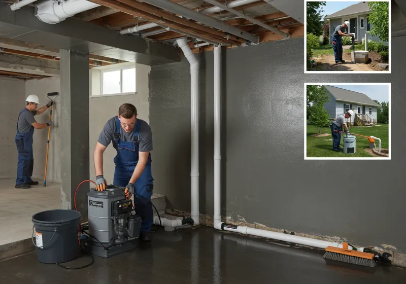 Basement Waterproofing and Flood Prevention process in Saks, AL